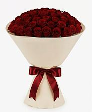 Букет 101 Бордовая роза Блэк Бакарра в Нарынке
