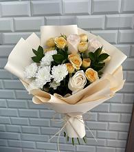 Букет цветов из:  Розы и Хризантемы #REPLACE_PRED# Нарынке